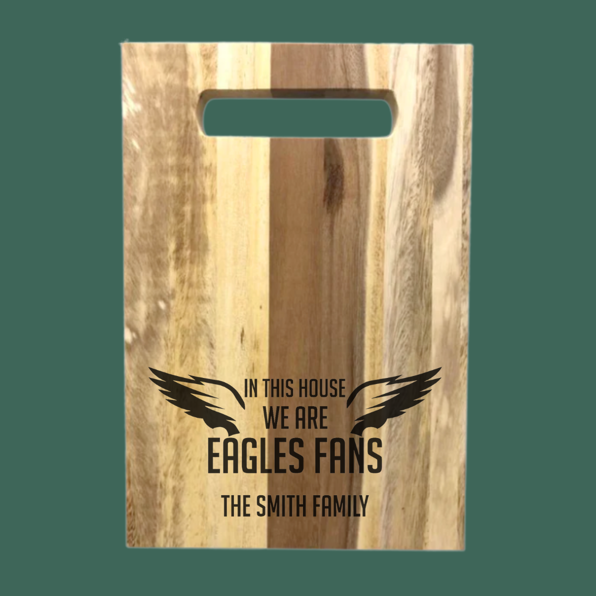 Eagles - Medium Acacia Cutting Board
