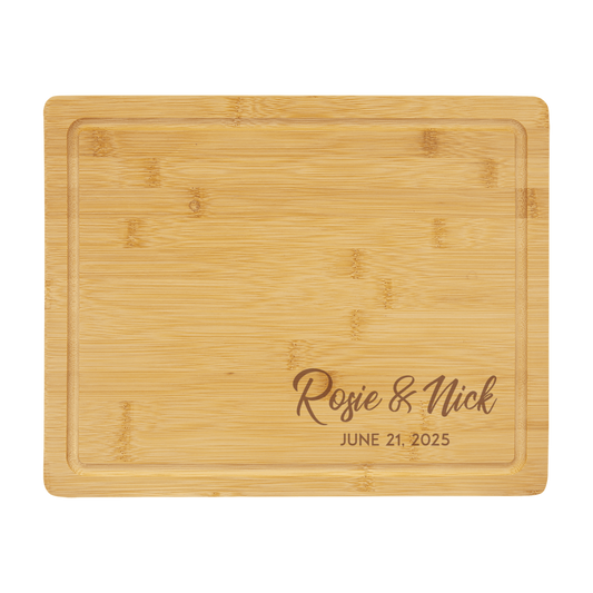 Bamboo Cutting Board with Drip Ring