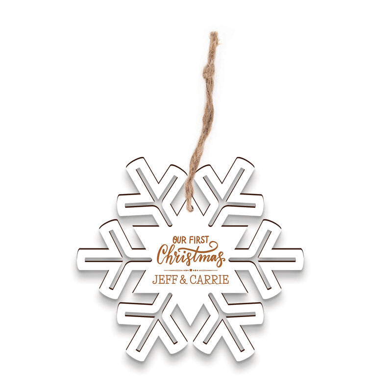 Snowflake Cutout Ornament