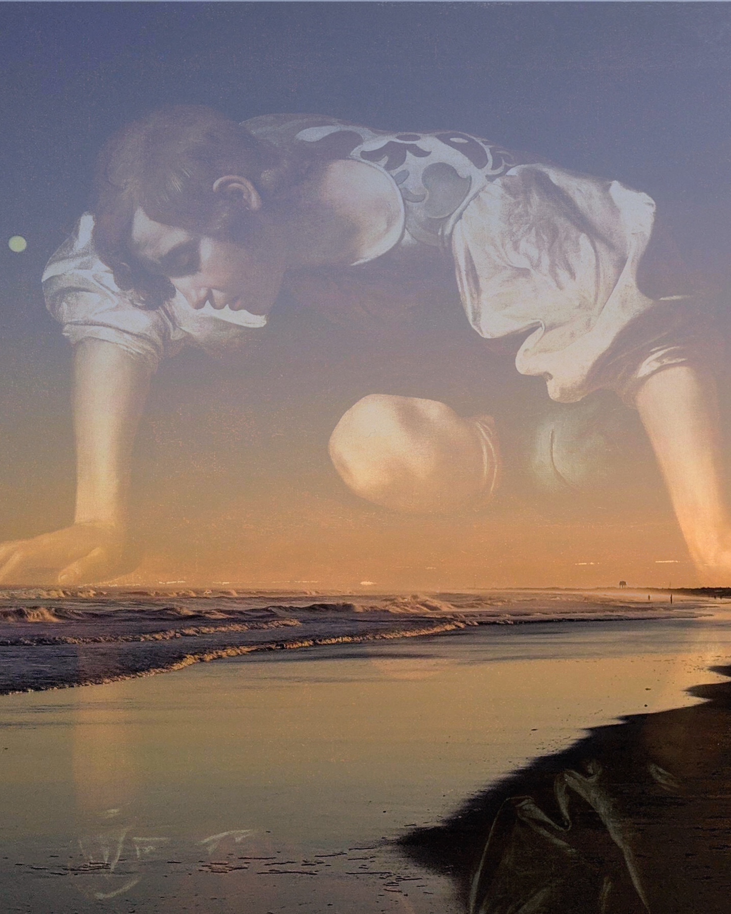 "Narcissus on the Shore" Print
