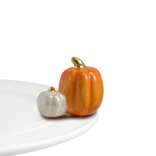 Nora Fleming “Nora Fleming Minis” mini figure ceramic minis gift present pumpkins "pumpkin spice" autumn fall pie coffee halloween thanksgiving