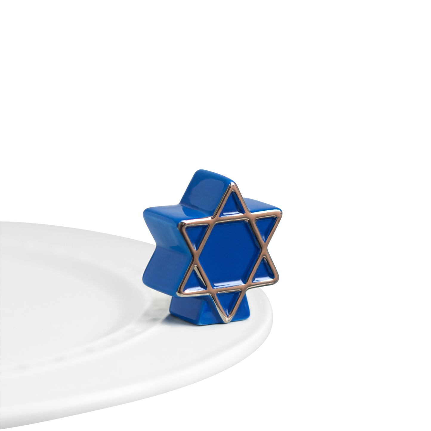 Nora fleming mini mini figure ceramic minis gift present "star of david" religious Jewish Judaism Hanukkah channukah passover