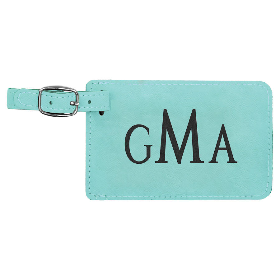 Faux Leather Luggage Tags