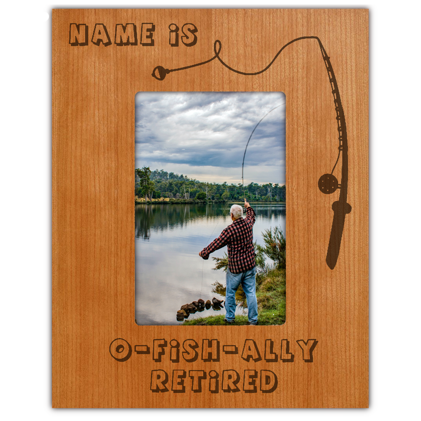 Cherry Picture Frame