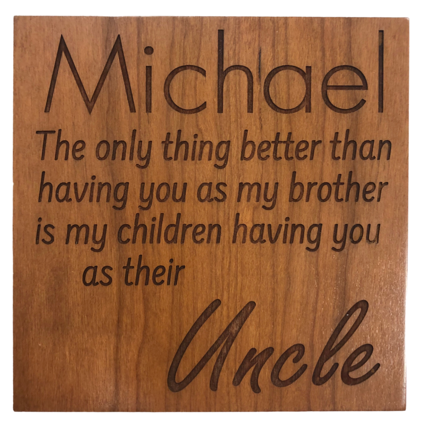 5.5" x 5.5" Square Plaque