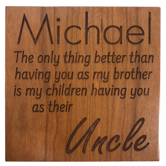 5.5" x 5.5" Square Plaque