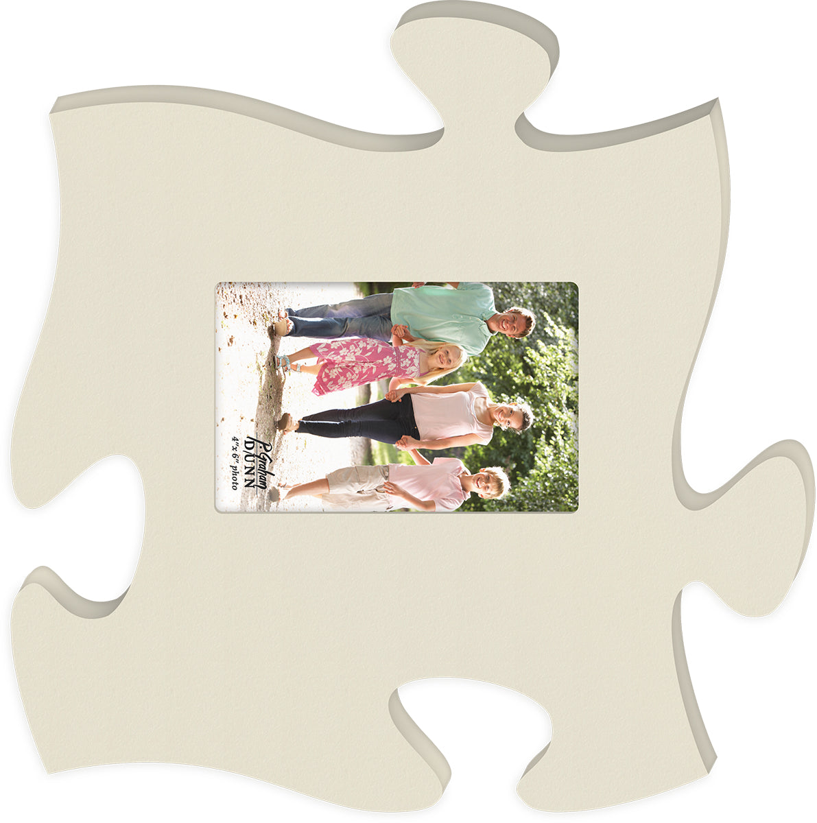 Ivory Puzzle Piece Frame