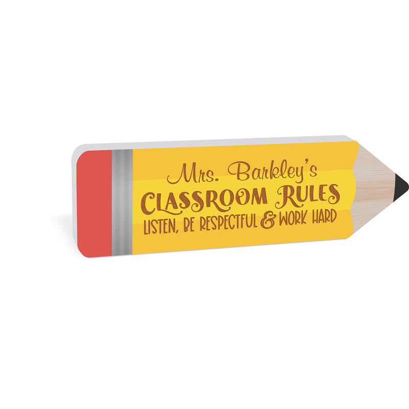 Pencil Plaque