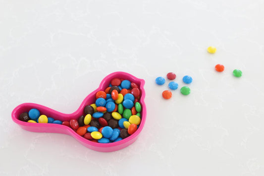 LIMITED EDITION pink birdie dish