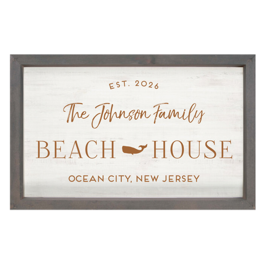 Grey Framed Sign