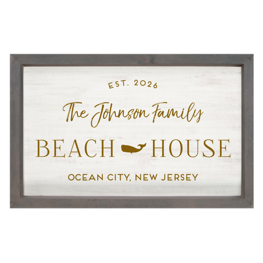 Grey Framed Sign