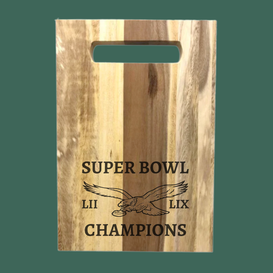 Eagles - Medium Acacia Cutting Board