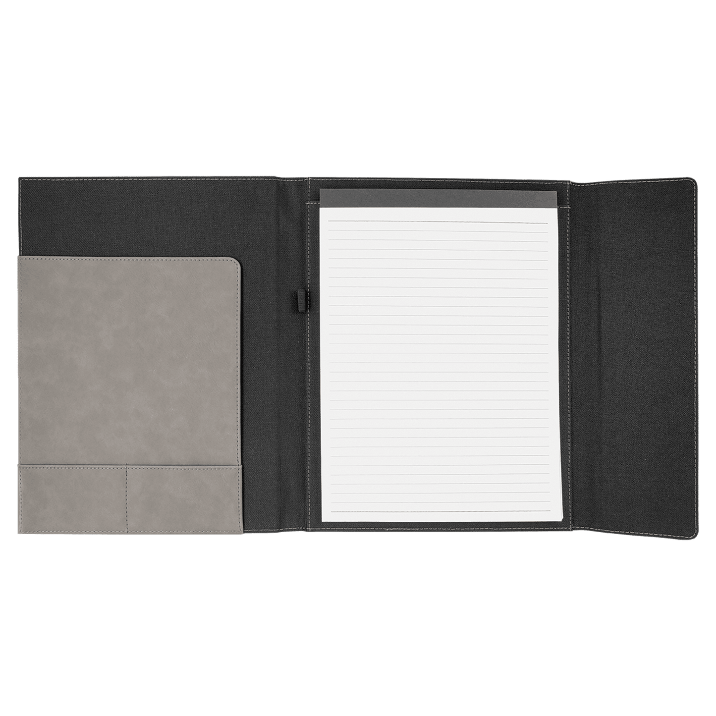 Canvas & Faux Leather Padfolio