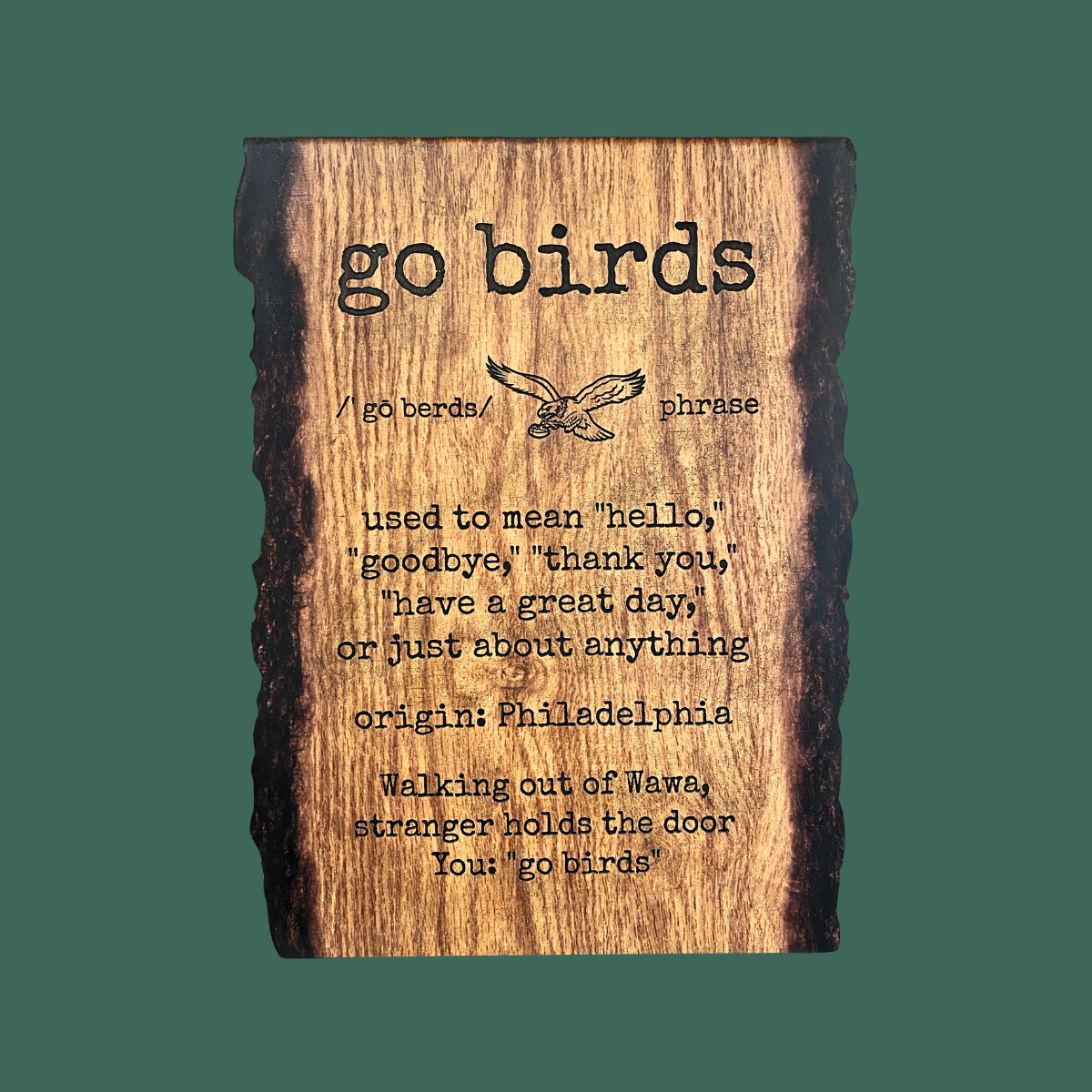 Go Birds - Barky Plaque