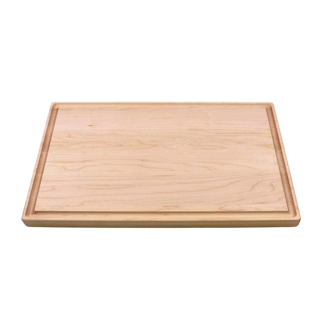 Large Cherry Wood Cutting Board with Juice Groove