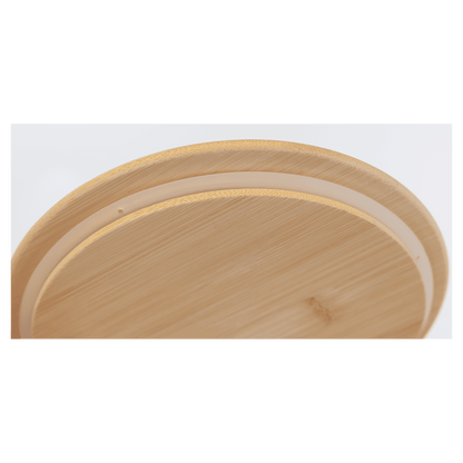 Glass Container with Bamboo Lid