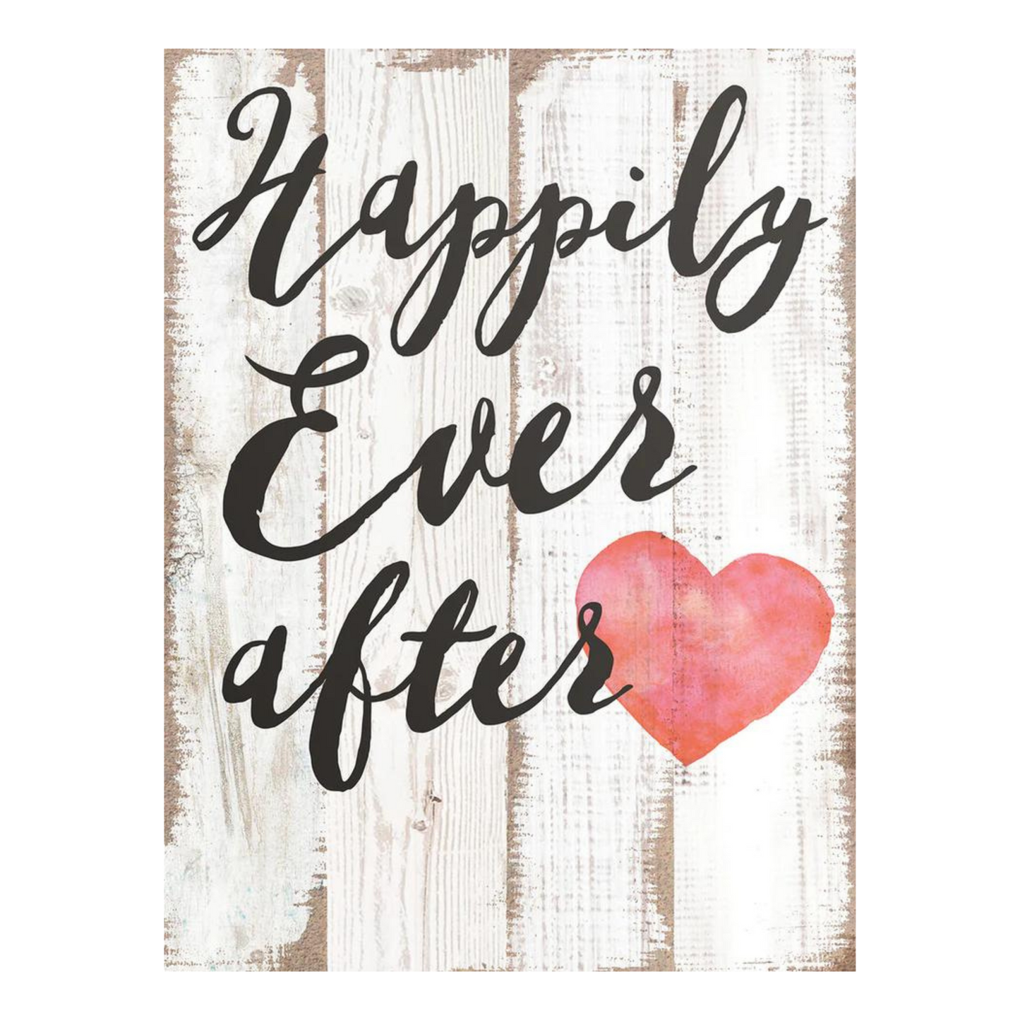 Large Happily Ever After Plaque