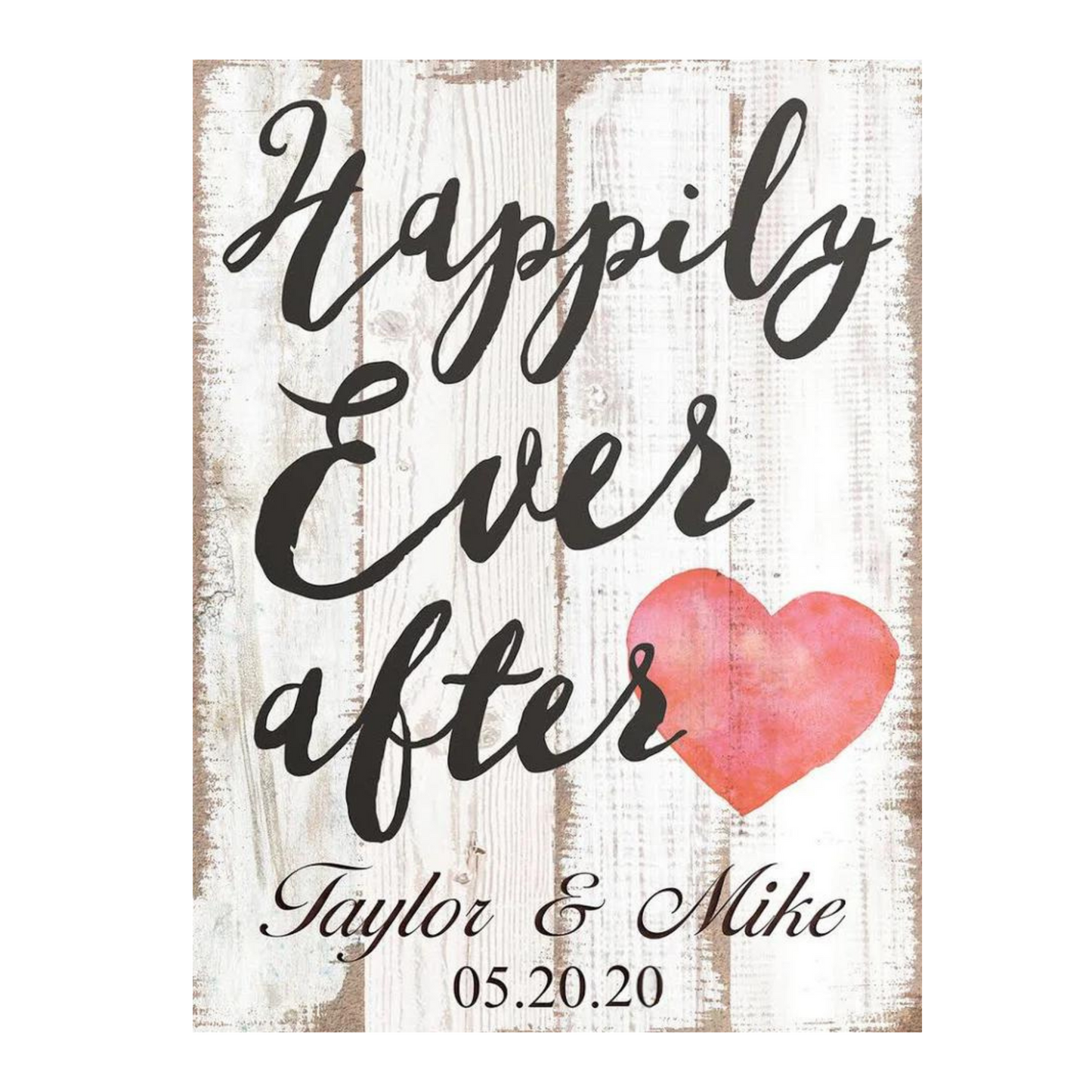 Large Happily Ever After Plaque