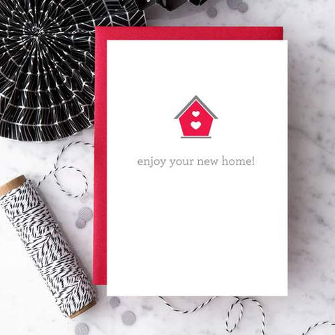 "Enjoy Your New Home!" Card