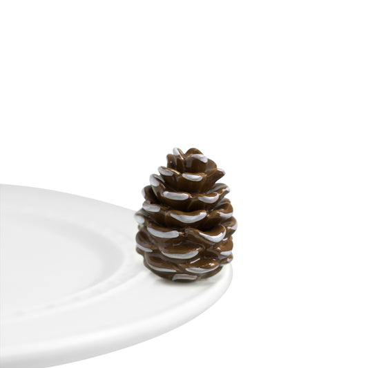 Nora Fleming “Nora Fleming Minis” mini figure ceramic minis gift present pinecone winter fall cold christmas nature "pretty pinecone"