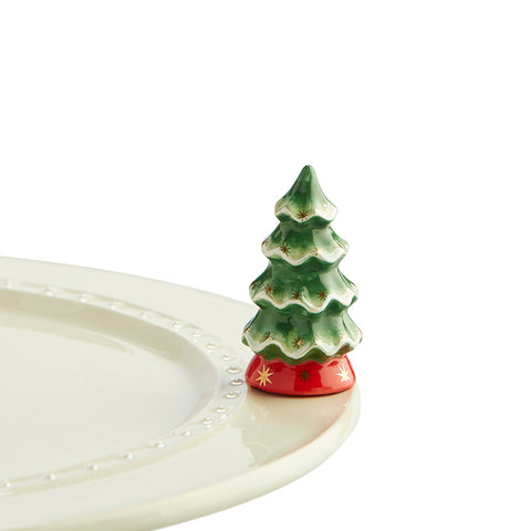Nora Fleming “Nora Fleming Minis” mini figure ceramic minis gift present winter christmas xmas christmastree xmastree tree holidays holiday santa tannenbaum "o tannenbaum"