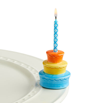 Nora Fleming “Nora Fleming Minis” mini figure ceramic minis gift present birthday candle birthday present "best birthday ever!"