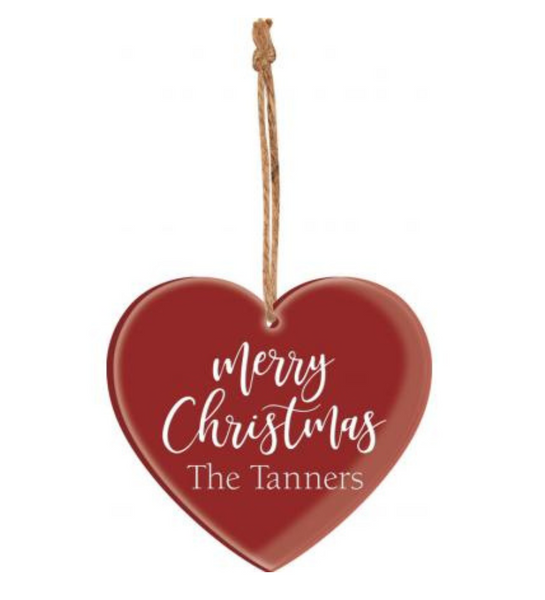 Heart Acrylic Ornament