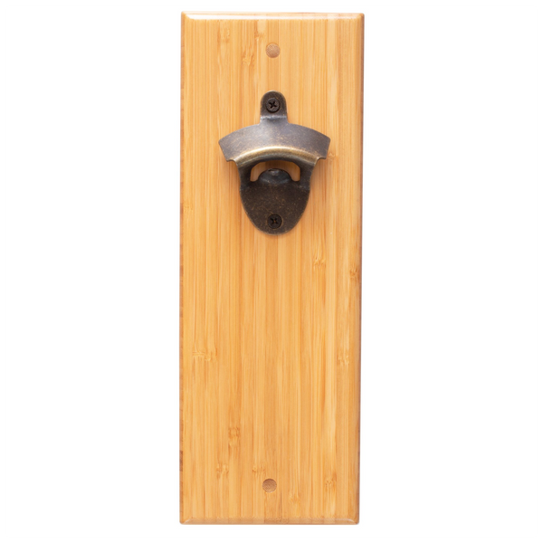 Bamboo Bottle Opener With Magnet
