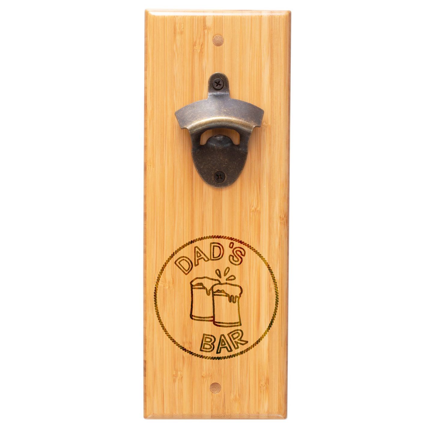 Bamboo Bottle Opener With Magnet