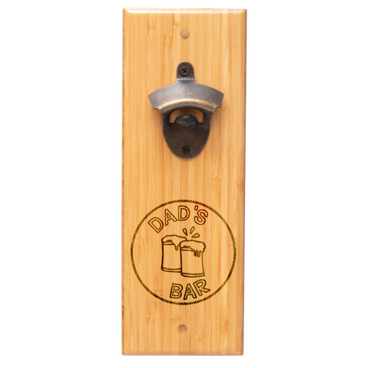 Bamboo Bottle Opener With Magnet