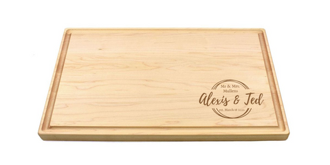 Large Maple Cutting Board with Juice Groove