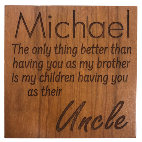 5.5" x 5.5" Square Plaque