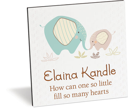 Baby Elephant Plaque