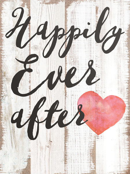 Large Happily Ever After Plaque