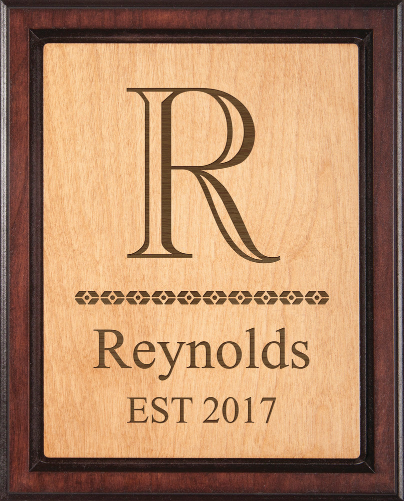 Two-Toned Plaque