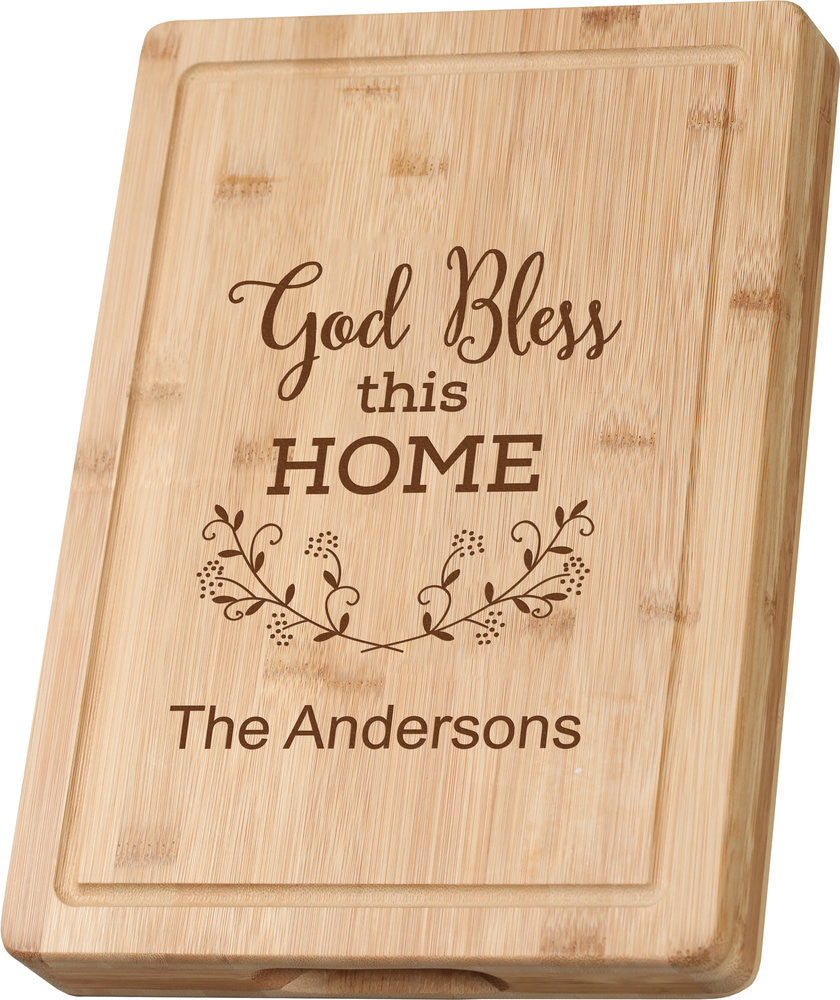 engraved personalized cutting board customizable bamboo  gift present party celebration house gift housewarming kitchen kitchenware