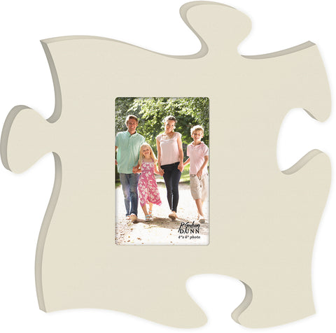 Ivory Puzzle Piece Frame