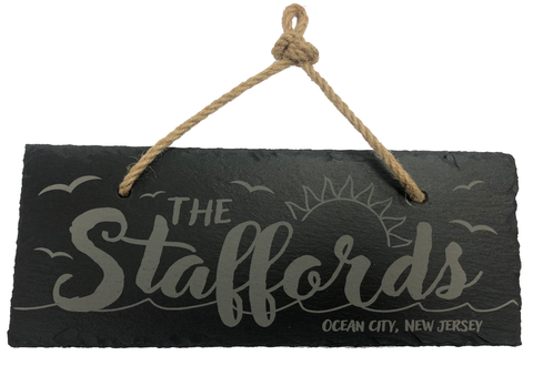 Hanging Slate Sign